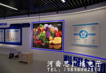 鄭州某研究院展廳P2.5全彩LED顯示屏